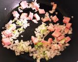 定番！厚切りベーコンの炒飯作り方1写真
