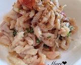 辛旨おつまみ♡ﾞ鶏皮のコチュポン和え作り方3写真