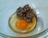 納豆オムレツ作り方1写真