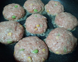 ☆夏☆とうもろこしと枝豆のハンバーグ作り方7写真