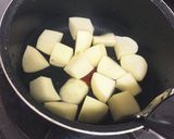 ササミとジャガイモのカレー風グラタン作り方2写真