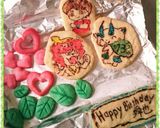ラブリーな妖怪ウォッチ誕生日ケーキ作り方3写真