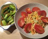余ったそぼろで麻婆青梗菜作り方4写真
