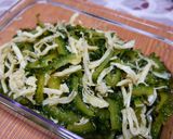 ♪ゴーヤとさきイカの酢の物♪作り方4写真