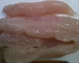 簡単！鶏ささみの　大葉巻き　ニラ葱ソース作り方2写真