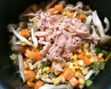 炊くだけ簡単！ツナ　しめじのカレーピラフ作り方10写真