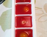 ミニトマト入りスイカキャンディー作り方4写真