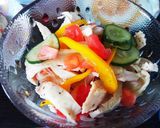 さっぱり！トマト＆玉ねぎの甘酢サラダ☆作り方5写真