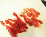 お弁当の一品✩牛肉ともやしの炒め物作り方1写真