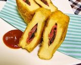 お弁当にも☆　高野豆腐の大葉ハムカツ*作り方4写真