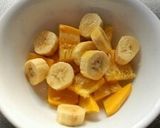 生食カボチャ、コリンキーとバナナのサラダ作り方5写真