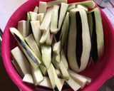 味噌茄子炒り大葉和え作り方1写真