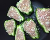 肉汁たっぷり！ピーマンの肉詰め(^^)作り方3写真