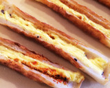 簡単！ピリ辛マヨちくわのトースター焼き！作り方2写真