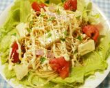 早ゆで1分♪鉄板♪サラダパスタ作り方7写真