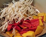 野菜の甘みで優しい塩味♪鮭のパフリカ蒸し作り方1写真