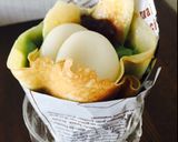 簡単！レンジで抹茶カスタードクリーム作り方4写真