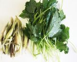 ササッと一品♡三つ葉と茗荷のポン酢和え作り方1写真