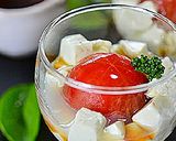 トマトと豆腐の冷し鉢・ポン酢でさっぱり♪作り方4写真