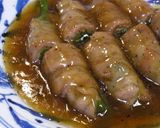 インゲンの豚肉巻き甘酢あんかけ作り方7写真
