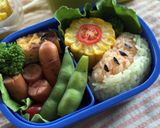 手抜き？可愛いのに超簡単！ひまわり弁当✿作り方4写真