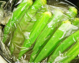 基本のおかず◇オクラのおひたし◇柚子胡椒作り方4写真