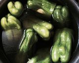 シンプルで簡単☆煮ちゃうピーマンの肉詰め作り方3写真