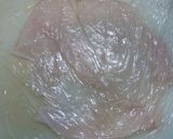 【鶏モモ肉】とり皮せんべい作り方2写真