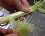 生のヤングコーンの丸焼き作り方1写真