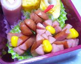 お弁当に♪お花のウインナ～！作り方3写真