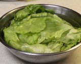 野菜だけのテリーヌ　レタス包み作り方1写真