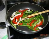 春雨と鶏胸肉の中華風炒め作り方2写真