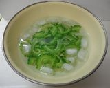 ゴーヤのたらこ豆腐和え作り方2写真