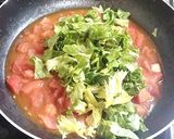 フレッシュトマトとセロリの葉の冷製パスタ作り方3写真