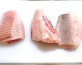真カスベのヌタ（エイの辛子酢味噌和え）作り方1写真