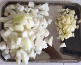 天プラ残り油で、ニンニク味噌作り方1写真