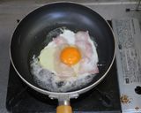 キャンプのごはん　サンドイッチ＆目玉焼き作り方1写真