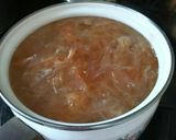 すだちの風味豊かな卵豆腐の冷たいお味噌汁作り方4写真