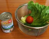 キャンプのごはん　カレー＆サラダ作り方3写真