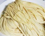 ツナと玉ねぎのにんにく醤油パスタ作り方1写真