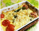 夏うま！おくら&トマトのしらすチーズ焼き作り方4写真