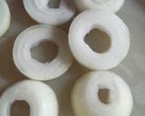 やっぱ夏だね◆豚バラ玉ねぎリング蒲焼き作り方1写真