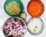 ☆タコと香味野菜のトマトパスタ☆作り方2写真