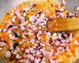 ☆タコと香味野菜のトマトパスタ☆作り方5写真