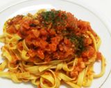 ☆タコと香味野菜のトマトパスタ☆作り方8写真