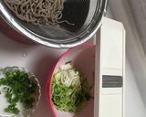 簡単サラダ風トロトロざるそば作り方2写真