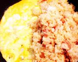 お子様ランチに！カレーピラフのオムライス作り方5写真