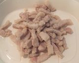 豚肉とうす揚げの酢みそ和え作り方3写真