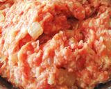 フワフワ!とろろハンバーグトマト煮込み作り方1写真
