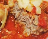 フワフワ!とろろハンバーグトマト煮込み作り方4写真